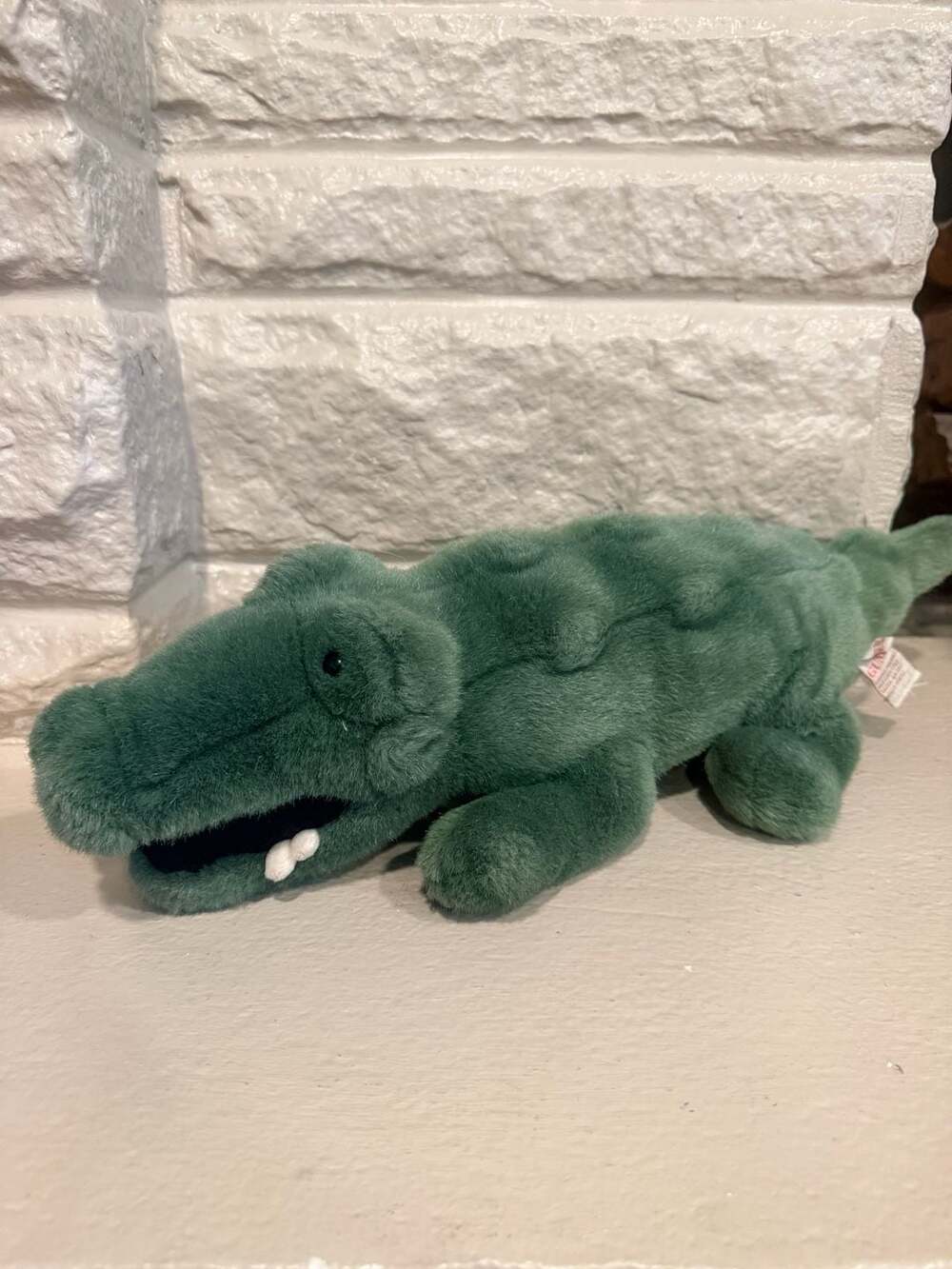 Gund Vintage Green Alligator Crocodile Plush Stuffed Animal